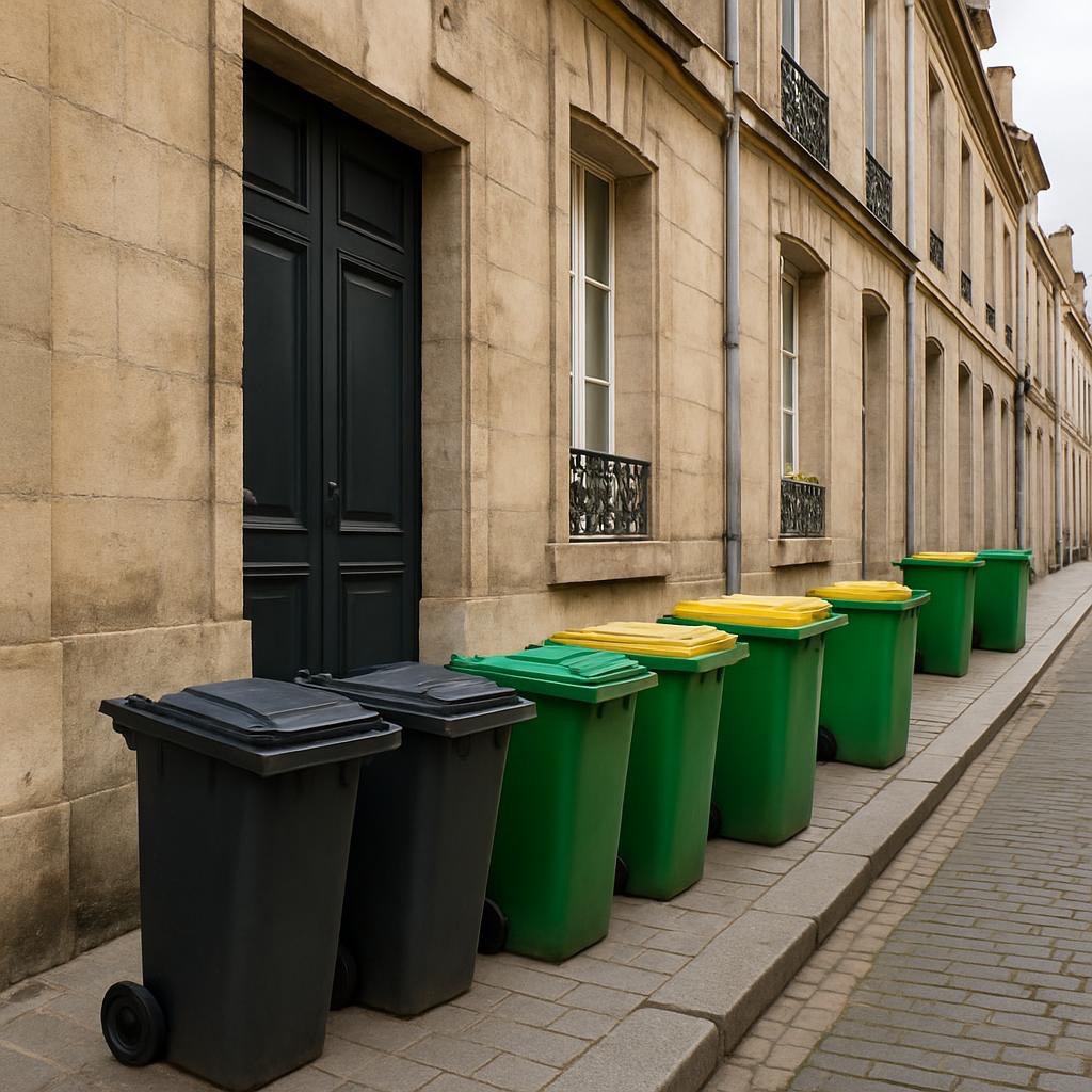 Photo d'une sortie des poubelles